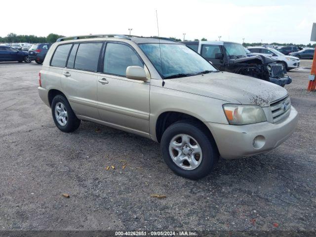  Salvage Toyota Highlander