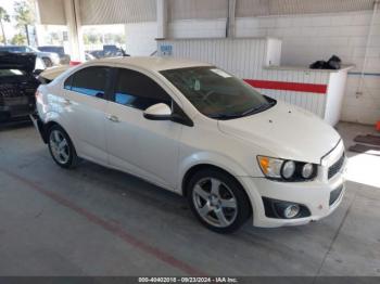  Salvage Chevrolet Sonic