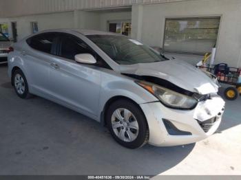  Salvage Hyundai ELANTRA