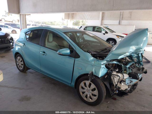  Salvage Toyota Prius c