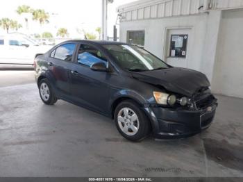  Salvage Chevrolet Sonic