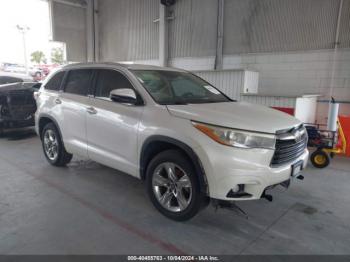  Salvage Toyota Highlander