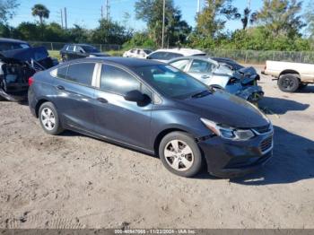  Salvage Chevrolet Cruze