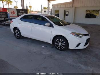  Salvage Toyota Corolla