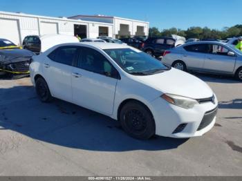  Salvage Toyota Corolla