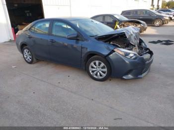  Salvage Toyota Corolla