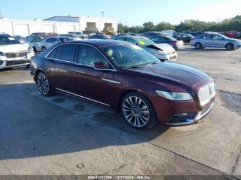  Salvage Lincoln Continental