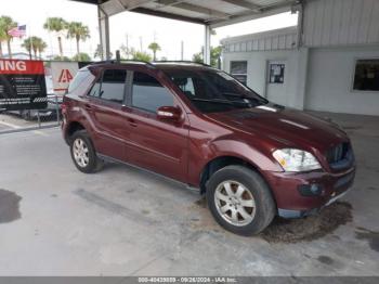  Salvage Mercedes-Benz M-Class