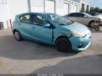  Salvage Toyota Prius c