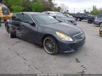  Salvage INFINITI G37