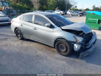  Salvage Nissan Sentra