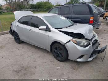  Salvage Toyota Corolla