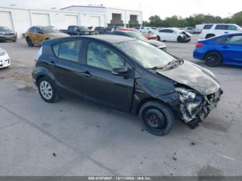  Salvage Toyota Prius c