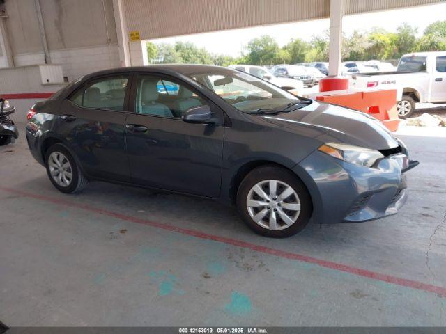  Salvage Toyota Corolla