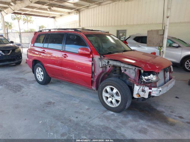  Salvage Toyota Highlander