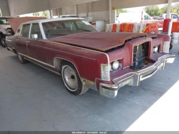  Salvage Lincoln Continental
