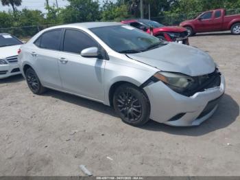  Salvage Toyota Corolla