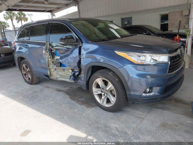  Salvage Toyota Highlander