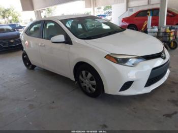  Salvage Toyota Corolla