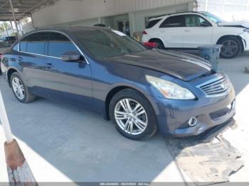  Salvage INFINITI G37x