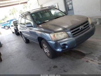  Salvage Toyota Highlander