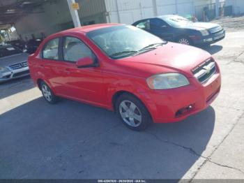  Salvage Chevrolet Aveo