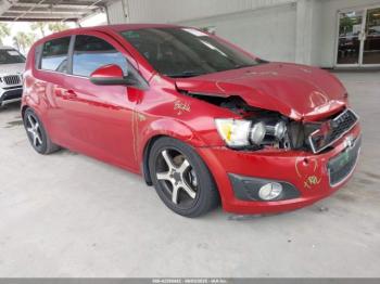  Salvage Chevrolet Sonic