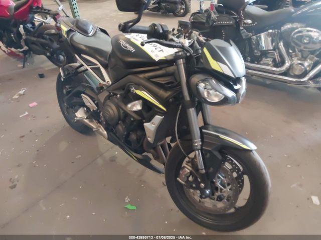  Salvage Triumph Motorcycle Street Triple
