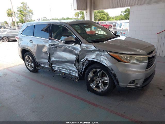  Salvage Toyota Highlander