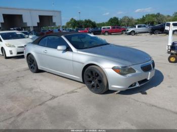  Salvage BMW 6 Series