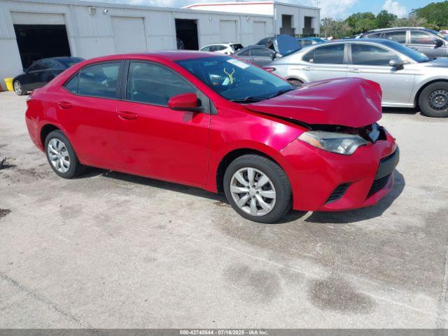  Salvage Toyota Corolla