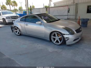  Salvage INFINITI G35