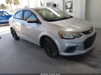  Salvage Chevrolet Sonic