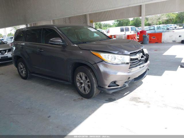  Salvage Toyota Highlander