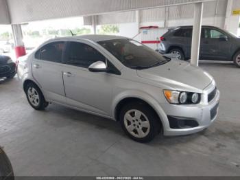  Salvage Chevrolet Sonic