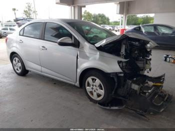  Salvage Chevrolet Sonic