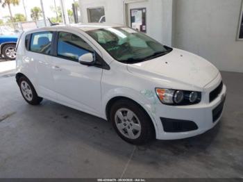  Salvage Chevrolet Sonic