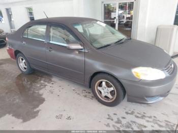  Salvage Toyota Corolla