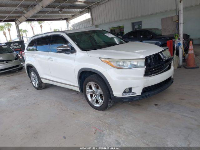  Salvage Toyota Highlander