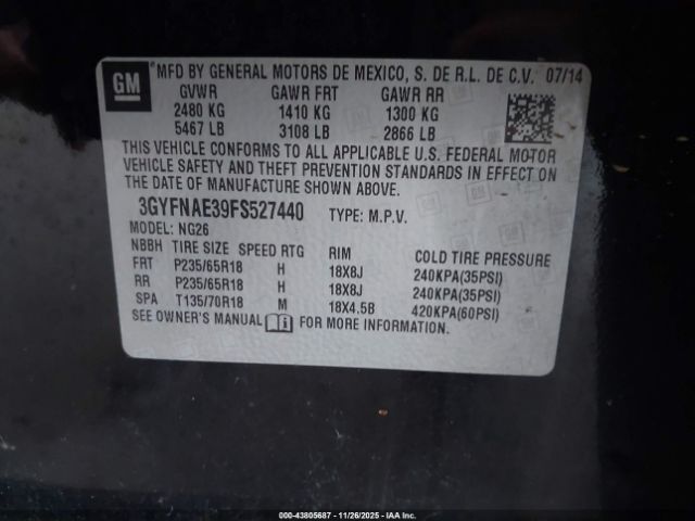 Cadillac SRX Standard Image 2