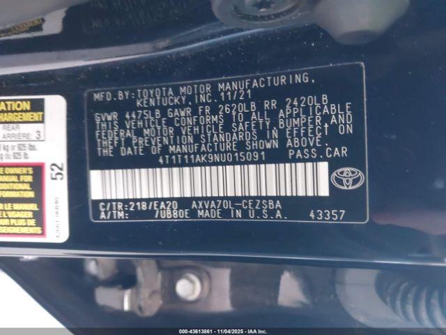 Toyota Camry Se Image 8