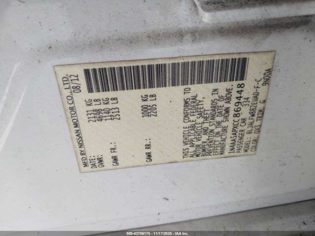 Nissan Maxima 3.5 Sv Image 8