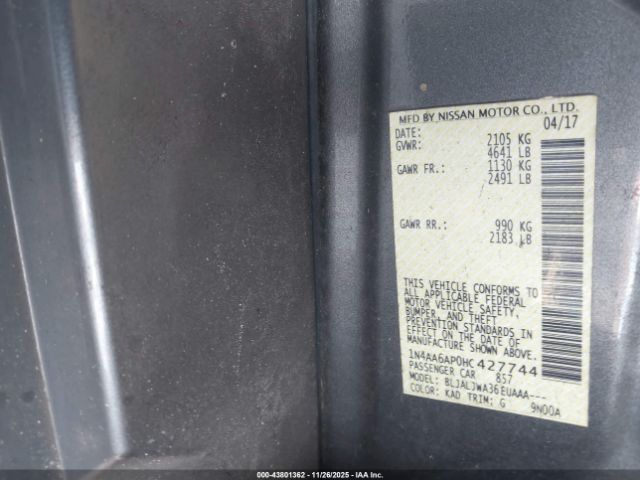 Nissan Maxima 3.5 Sv Image 10