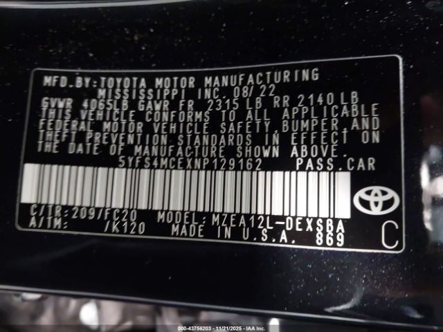 Toyota Corolla Se Image 11