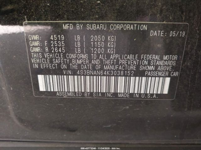 Subaru Legacy 2.5i Limited Image 16