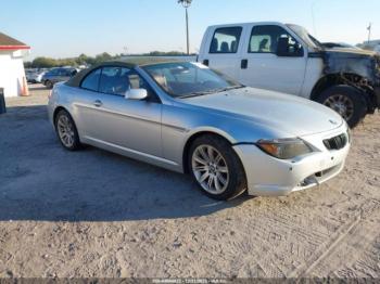  Salvage BMW 6 Series