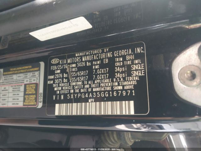 Kia Sorento 2.4l Lx Image 11