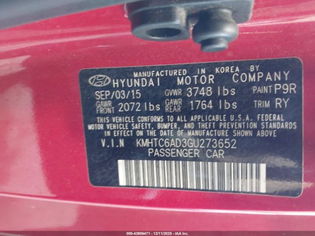 Hyundai VELOSTER Image 13