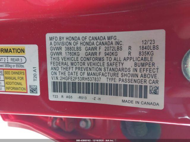 Honda Civic Sport Image 8