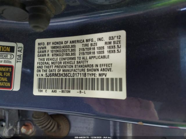 Honda CR-V Lx Image 6